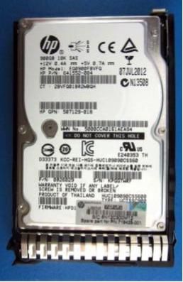 Hewlett Packard Enterprise 719429-001 Internal Hard Drive – 900GB SAS 10,000RPM 2.5" 6Gb/s