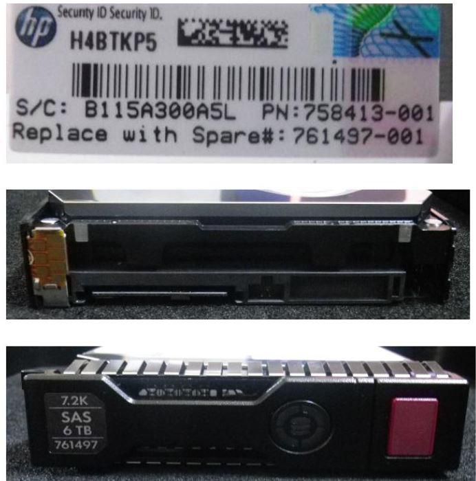 Hewlett Packard Enterprise 761497-001 6TB 3.5" SAS HDD 7200RPM – Internal Hard Drive