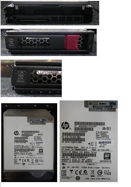 Hewlett Packard Enterprise 805337-S21-RFB 8TB SAS 7.2K 12G LFF MDL LP Hard Drive