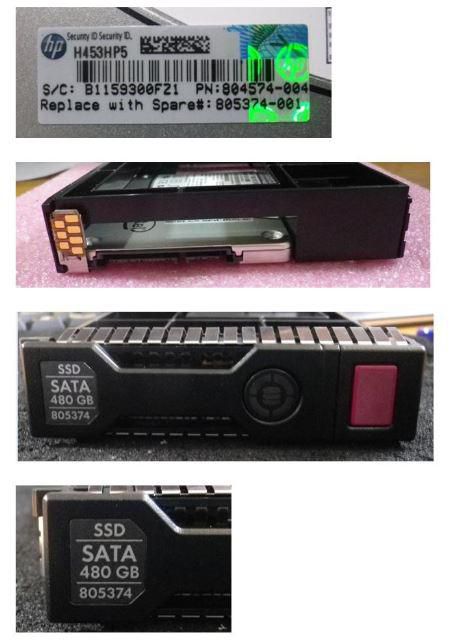 Hewlett Packard Enterprise 805374-001 480GB 3.5" SATA III SSD 6 Gbit/s