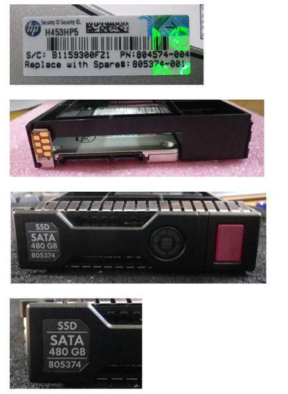 Hewlett Packard Enterprise 805374-001 480GB 3.5" SATA III SSD 6 Gbit/s