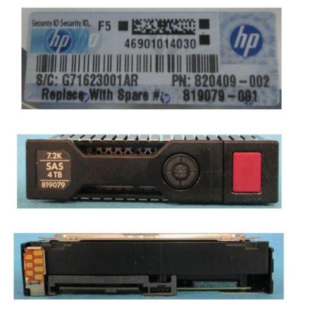 Hewlett Packard Enterprise 819079-001-RFB 4TB SAS Hard Drive – 3.5" 12Gb/s 7200rpm