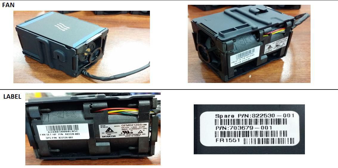 Hewlett Packard Enterprise 822530-001 Fan – Rack Accessory, 3 Year Warranty