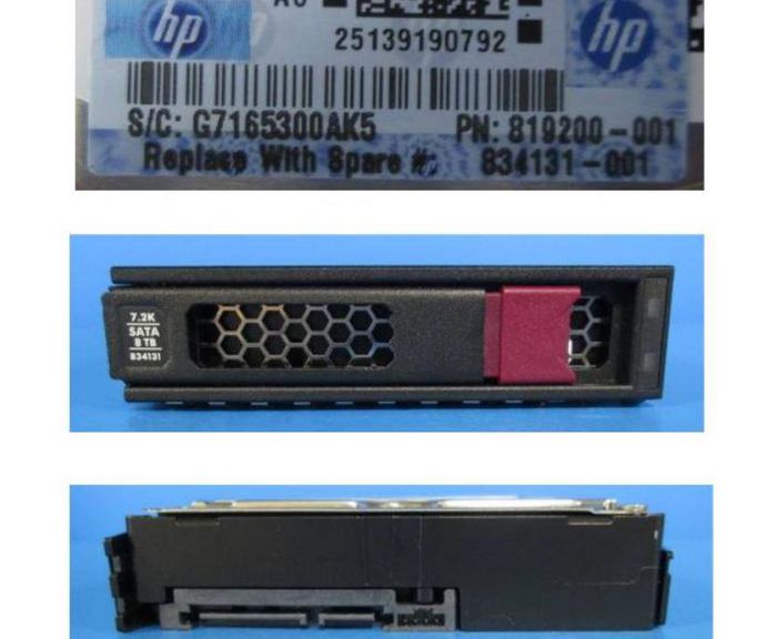 Hewlett Packard Enterprise 867261-B21 8TB 3.5" SATA III 7200RPM HDD