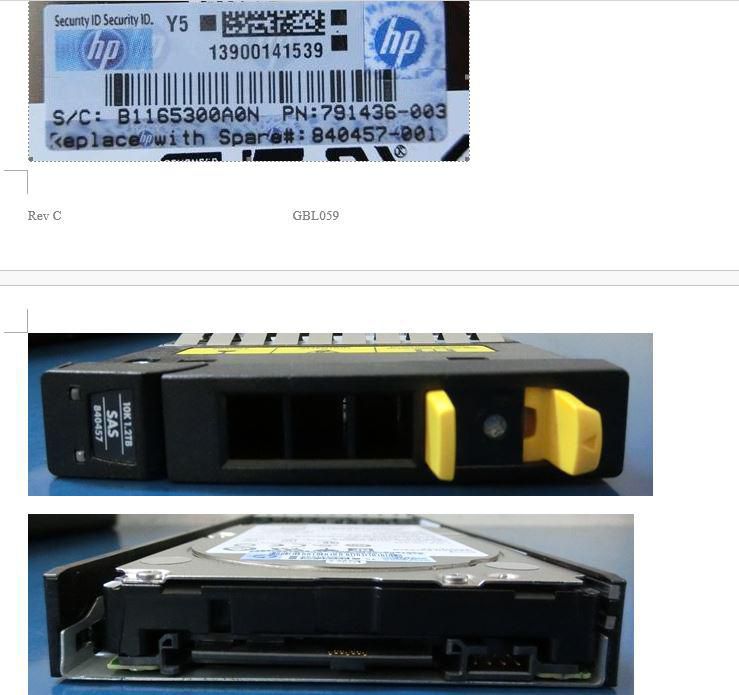 Hewlett Packard Enterprise 840457-001-RFB Internal Hard Drive – 1.2TB 6G SAS SFF HDD