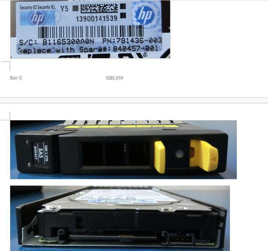 Hewlett Packard Enterprise 840457-001-RFB Internal Hard Drive – 1.2TB 6G SAS SFF HDD