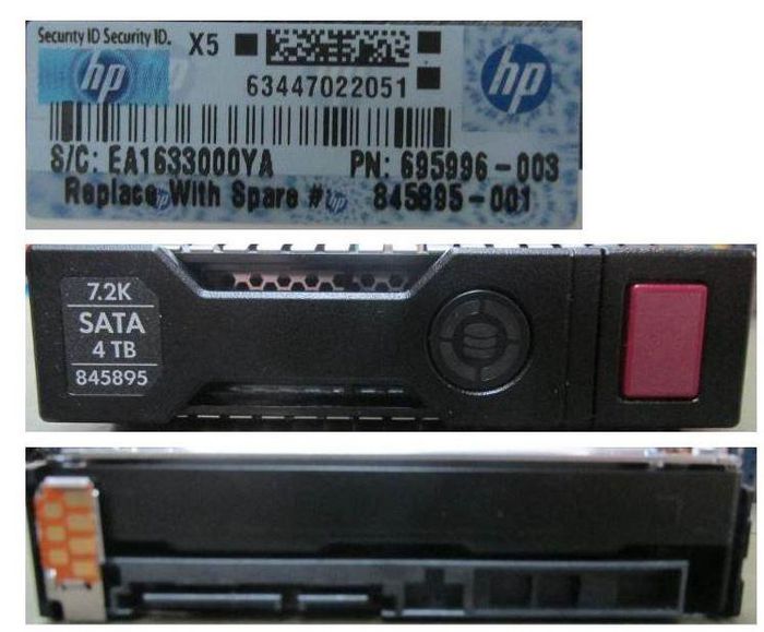 Hewlett Packard Enterprise 845895-001 4TB 3.5" SATA III 7200RPM Internal Hard Drive