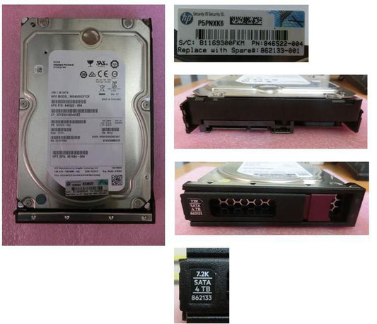 Hewlett Packard Enterprise 862133-001 4TB 3.5" SATA 7200RPM HDD