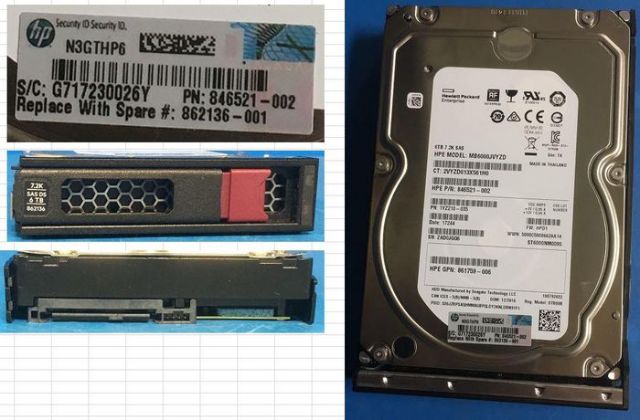 Hewlett Packard Enterprise P17964-B21-RFB 6TB 3.5" 12G SAS 7200RPM HDD