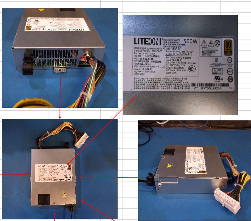 Hewlett Packard Enterprise 866726-001 Power Supply Unit – 500W 1U 12V