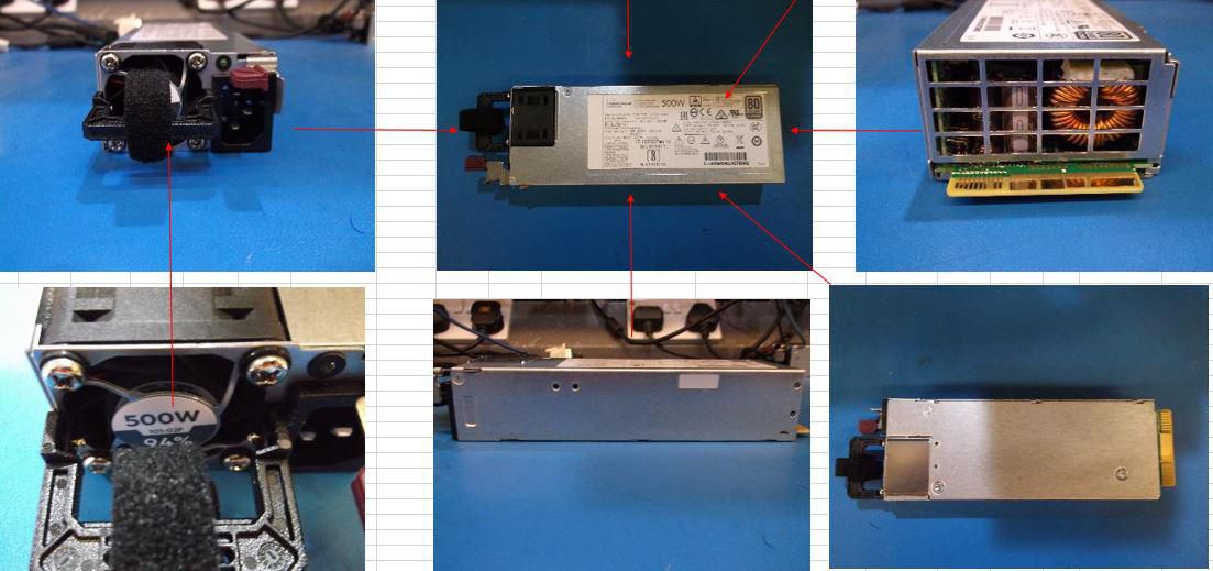 Hewlett Packard Enterprise 866729-001 Power Supply Unit – 500W Flex Slot Platinum Hot-Plug