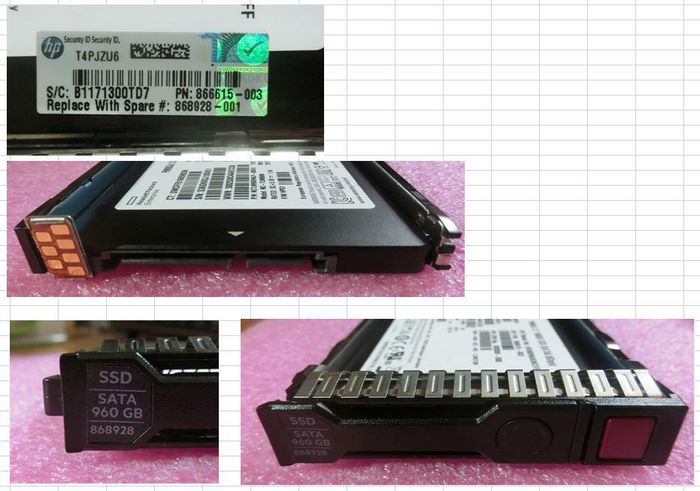 Hewlett Packard Enterprise 868928-001 Internal SSD 960GB 2.5" SATA III SFF