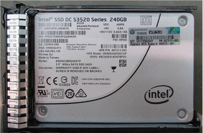Hewlett Packard Enterprise 869576-001 Internal SSD 240GB 2.5" SATA III SFF