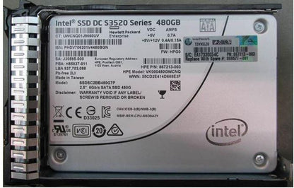 Hewlett Packard Enterprise 869577-001 480GB 2.5" SATA III SSD – SFF RI SC