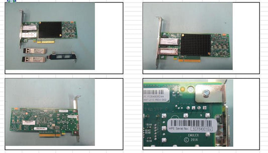 Hewlett Packard Enterprise 870002-001-RFB SPS-HBA FC SN1200E 16GB 2P Rack Accessory
