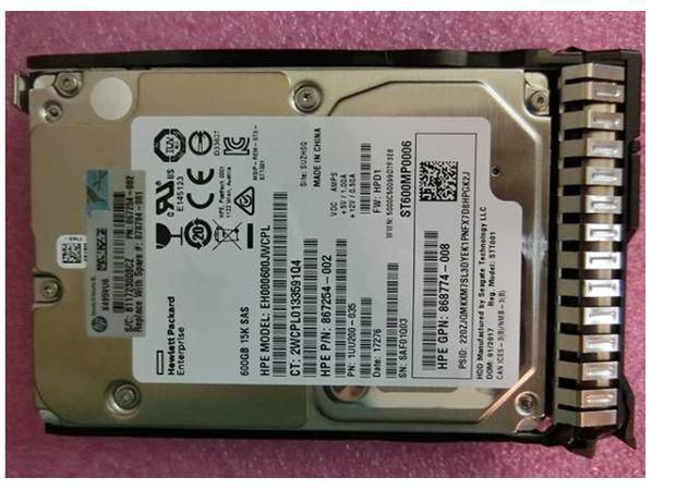 Hewlett Packard Enterprise 870794-001-RFB 600GB 2.5" 12G SAS 15K RPM HDD