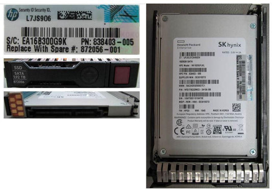 Hewlett Packard Enterprise 872056-001-RFB SSD 1.92TB 6G SFF SATA RI-1 SC