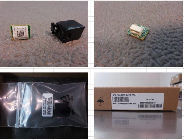 Hewlett Packard Enterprise 872159-001 Trusted Platform Module 2.0 Security Module