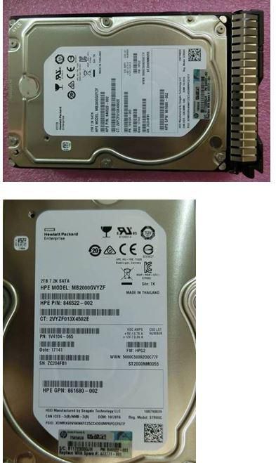 Hewlett Packard Enterprise 872771-001 ProLiant Gen10 2TB 3.5" SATA III HDD