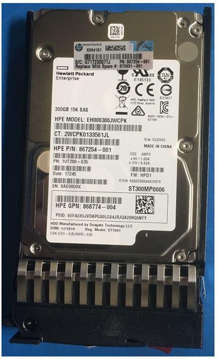 Hewlett Packard Enterprise 873031-001 HDD – 300GB 12G 15K SFF SAS Internal Hard Drive