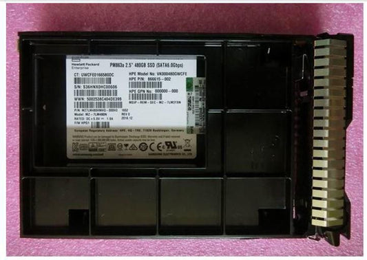 Hewlett Packard Enterprise 873785-001 SSD 480GB LFF SATA 6G RI PLP