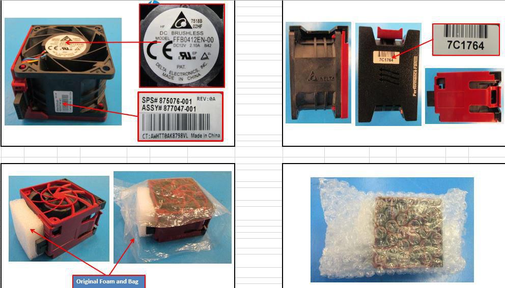 Hewlett Packard Enterprise 875076-001-RFB High Performance Fan Controller – Black/Red