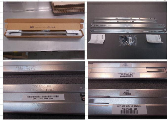 Hewlett Packard Enterprise 875544-001-RFB Rack Mounting Kit 1U Easy Install