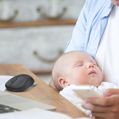 Logitech 910-004878 M220 Silent Wireless Mouse – Charcoal, 2.4GHz, 1000dpi