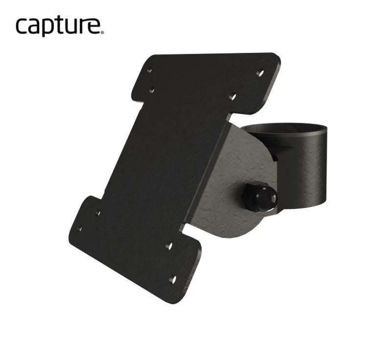 Capture SNS-V200 Mounting Kit – Adjustable POS Pole Mount Black Steel