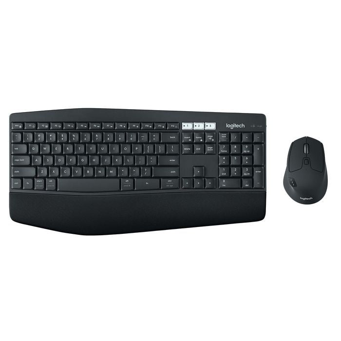Logitech 920-008221 Wireless Keyboard – Full-Size, UK Layout, Black