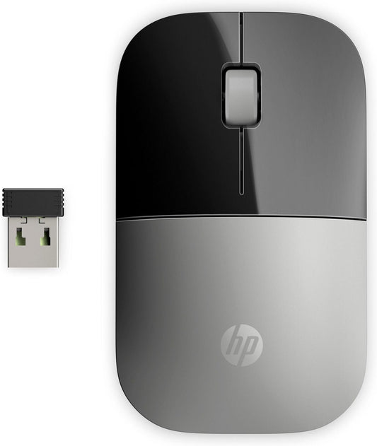 HP X7Q44AA#ABB Z3700 Silver Wireless Mouse – Ambidextrous Optical 1200 DPI