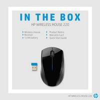 HP 3FV66AA#ABB Wireless Mouse – Ambidextrous Black 2-Button RF