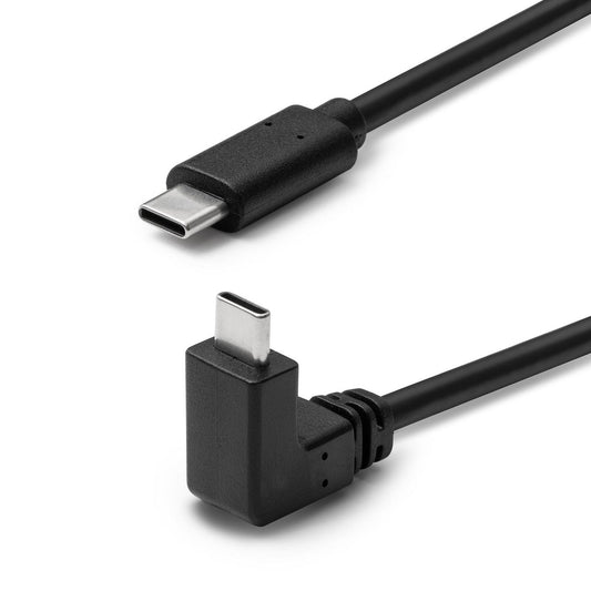 MicroConnect USB3.1CC2A USB Cable USB 3.2 Gen 2 2m Black Angled USB-C