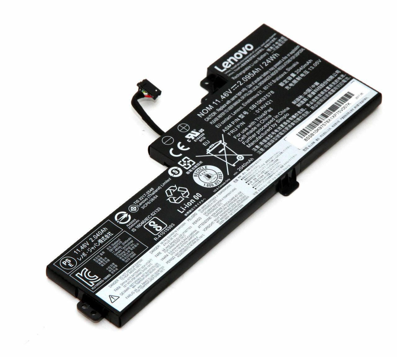Lenovo 01AV489 Battery – Rechargeable Li-ion, High Performance
