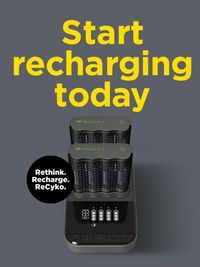 GP 202244 Battery Charger Dock – Pro-Charger + 8 AA Pro Photoflash