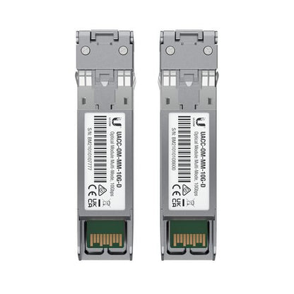 Ubiquiti UACC-OM-MM-10G-D-2 SFP+ 10Gbps Multi-Mode Fibre Transceiver LC 300m