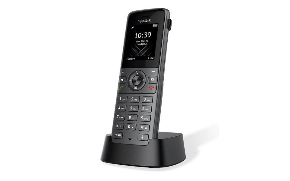 Yealink W73H IP Mobile Phone – Wireless Handset, 2 Lines, TFT Display