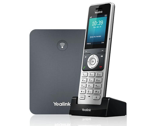 Yealink W76P IP Phone – DECT, 2.4" TFT Display, Wireless Handset