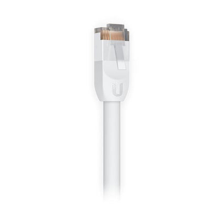 Ubiquiti UACC-CABLE-PATCH-OUTDOOR-8M-W Cat5e Outdoor Shielded Network Cable 8m White Weatherproof