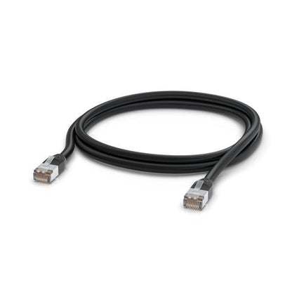 Ubiquiti UACC-CABLE-PATCH-OUTDOOR-2M-BK Cat5e Outdoor Network Cable 2m STP RJ45 Black Weatherproof
