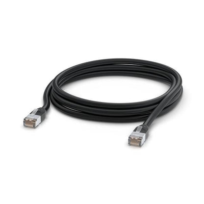 Ubiquiti UACC-CABLE-PATCH-OUTDOOR-3M-BK Cat5e Outdoor Patch Cable 3m STP RJ45 Black Weatherproof