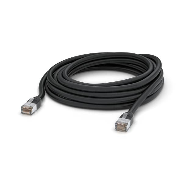 Ubiquiti UACC-CABLE-PATCH-OUTDOOR-8M-BK Cat5e Outdoor Patch Cable, 8m, STP, RJ45, Weatherproof, Black