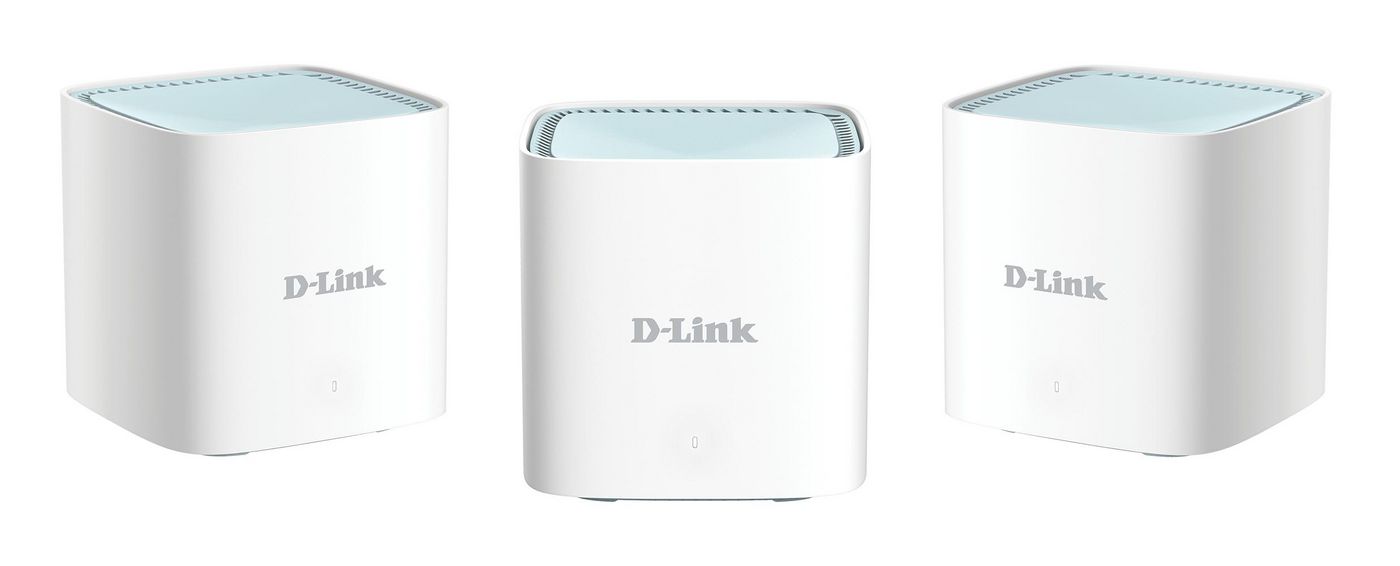 D-Link M15-3 Mesh System AX1500 Wi-Fi 6E Dual-Band 3-Pack 500m² Coverage