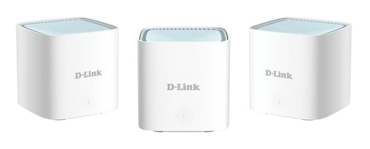 D-Link M15-3 Mesh System AX1500 Wi-Fi 6E Dual-Band 3-Pack 500m² Coverage