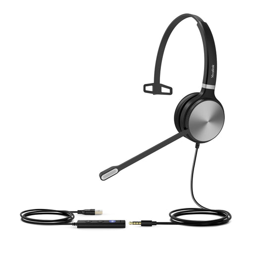 Yealink UH36 MONO UC Mono USB Wired Headset – Professional Audio