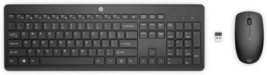 HP 1Y4D0AA#ABU Wireless Mouse and Keyboard Combo – Full-Size, Black