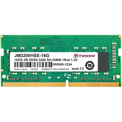 Transcend JM3200HSE-16G DDR4 16GB SO-DIMM 3200MHz 1.2V Memory Module