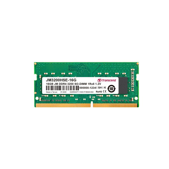 Transcend JM3200HSE-16G DDR4 16GB SO-DIMM 3200MHz 1.2V Memory Module