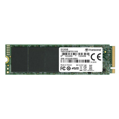 Transcend TS512GMTE110S Internal SSD – 512GB M.2 NVMe PCIe Gen3 x4