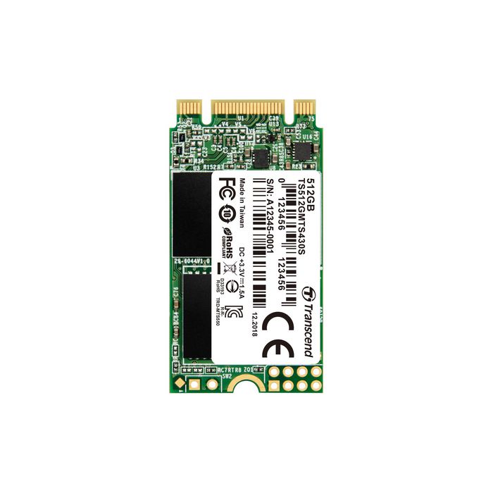 Transcend TS512GMTS430S Internal SSD – 512GB M.2 SATA III 560MB/s